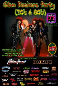 "GLAM ROCKERS PARTY" - (70's & 80's)