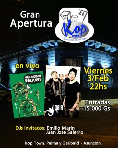 kop town afiche
