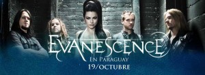 Evanescence en Paraguay Portada