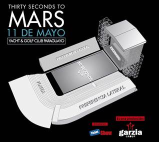 Mapa de sectores - 30 Seconds to Mars