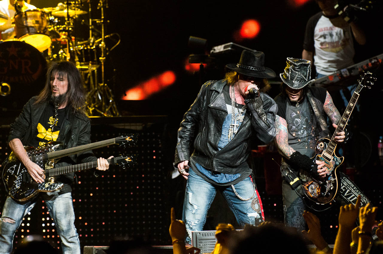 Guns N' Roses live at Allphones Arena, Sydney. (Photo: Ashley Mar/Triple M)