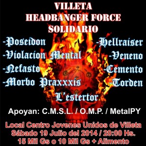 Villeta Headbanger Force Solidario
