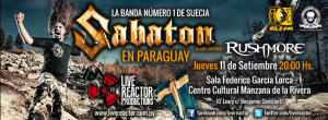 Sabaton en Paraguay