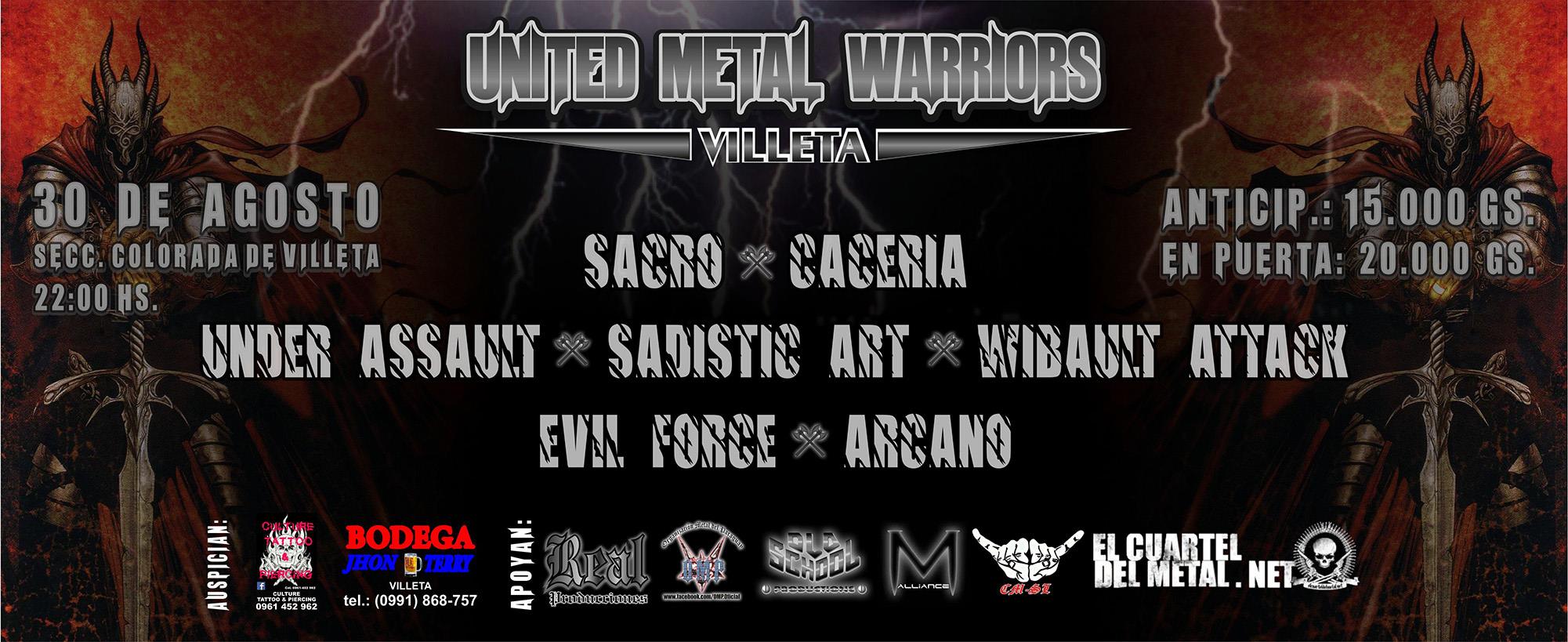 United Metal Warriors en la ciudad de Villeta