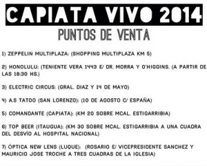 puntos de venta, capiata