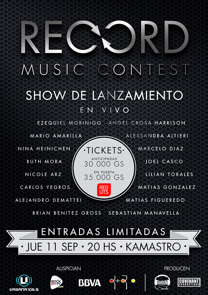 Record Music Contest - Show lanzamiento en Kamastro