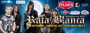Rata Blanca en Ciudad del Este - Club Social Area 4.