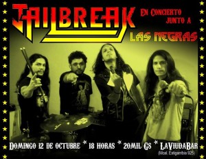 Jailbreak y Las Negras en La Viuda Bar