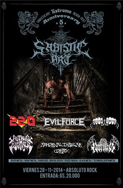 Sadistic Art - 5to Aniversario