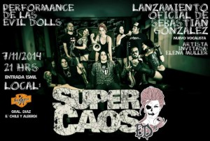 SuperCaos y las Evil Dolls en Sambora Rock Bar