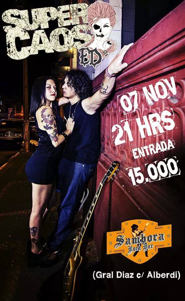 SuperCaos y las Evil Dolls en Sambora Rock Bar