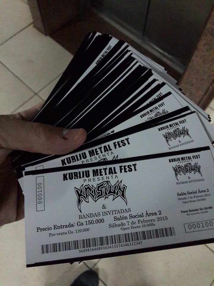 Kuriju Metal Fes - Krisiun en Ciudad del Este