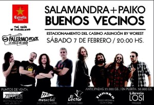 Buenos Vecinos - Salamandra y Paiko en vivo