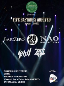 Five Bastards Arrived - Tour 2015
