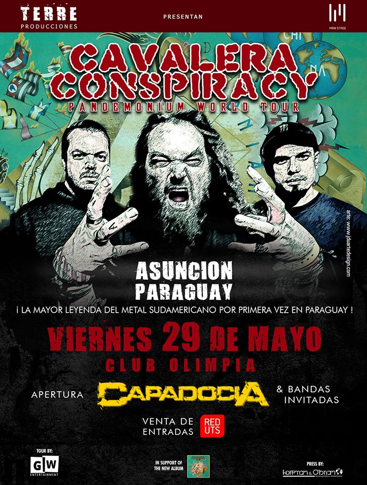 Cavalera Conspiracy en Asunción