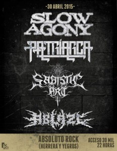 Concierto de metal en Absoluto Rock