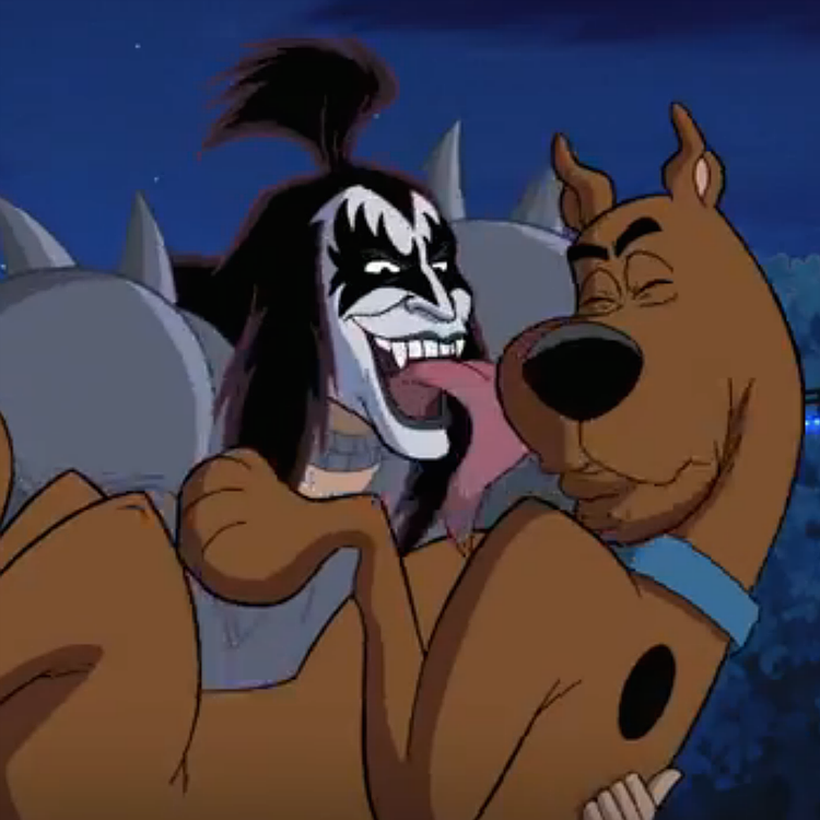 Gene Simons y Scooby Doo