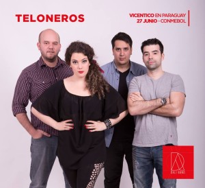 Dali, telonera de Vicentico en Paraguay