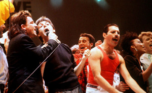 Live Aid Concert - Wembley Stadium