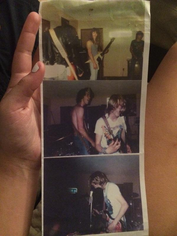 Foto inédita del primer concierto de Nirvana