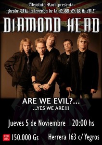 Diamond Head en Paraguay