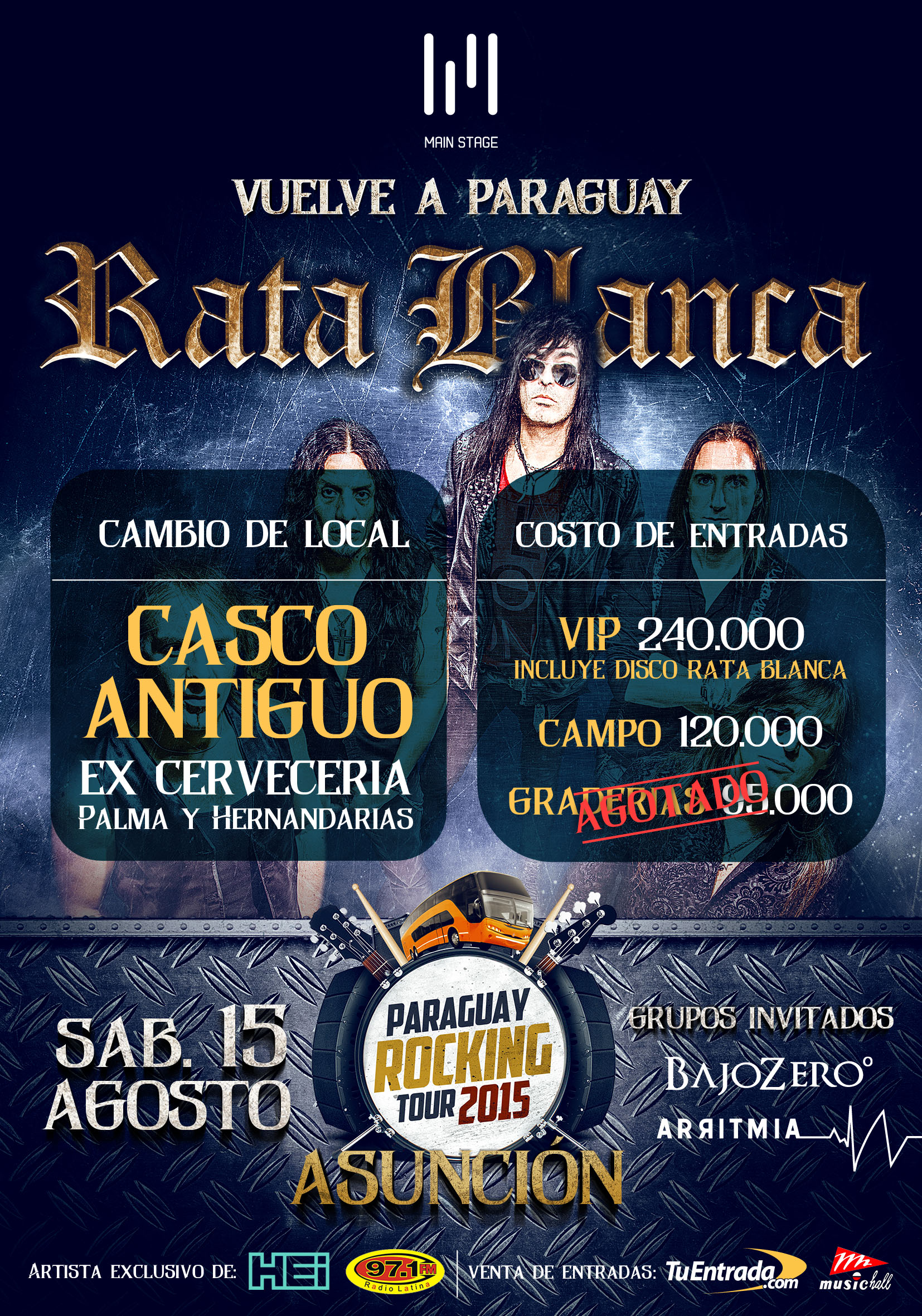 Rata Blanca en Asunción