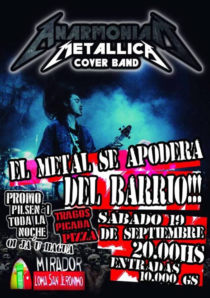 Anarmoniam Metallica Cover Band