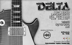 Delta 824 en concierto en Kamastro