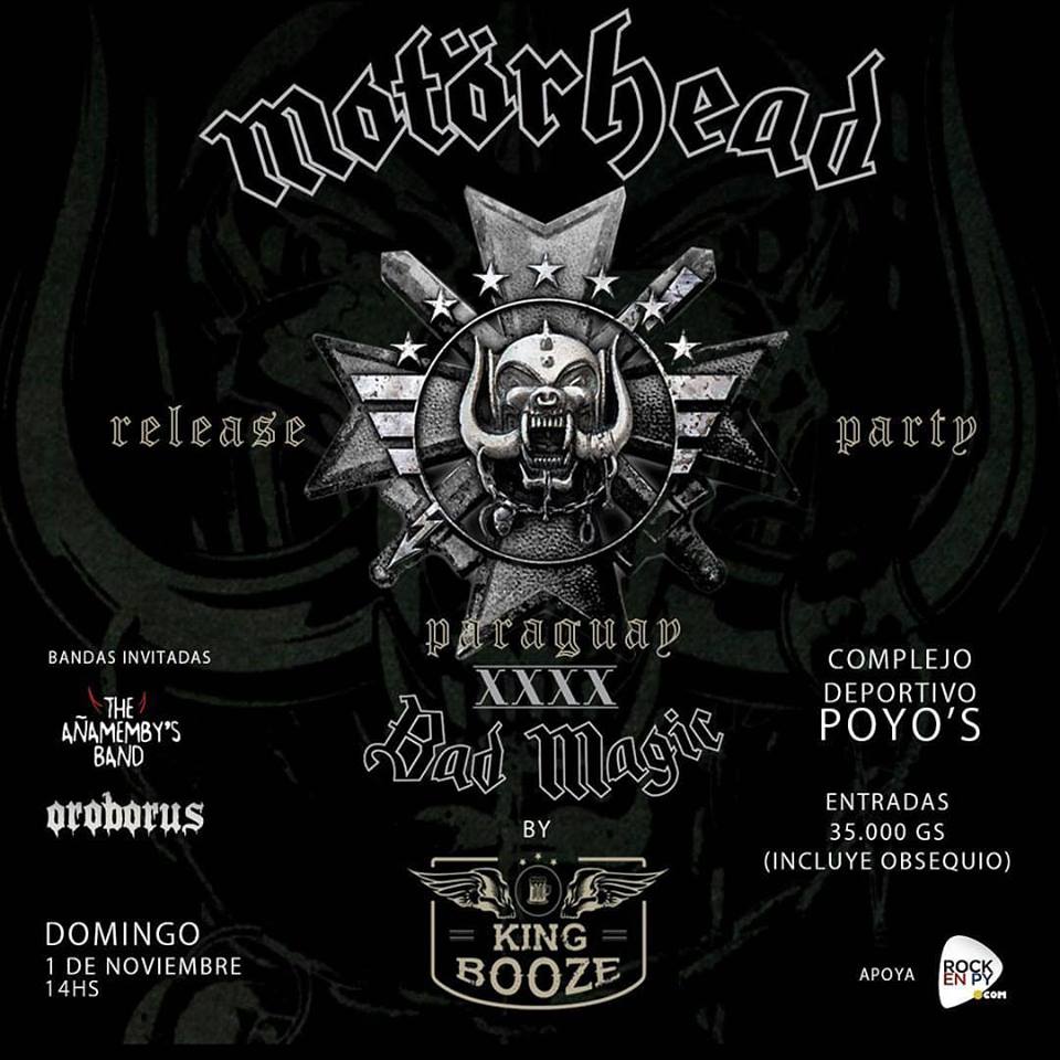 Motörhead - Bad Magic Release Party Paraguay