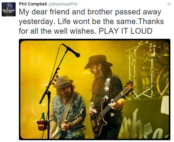 Tuit de Phil Campbell.