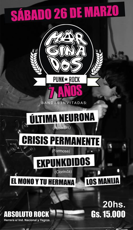 Marginados en Absoluto Rock - 7mo Aniversario