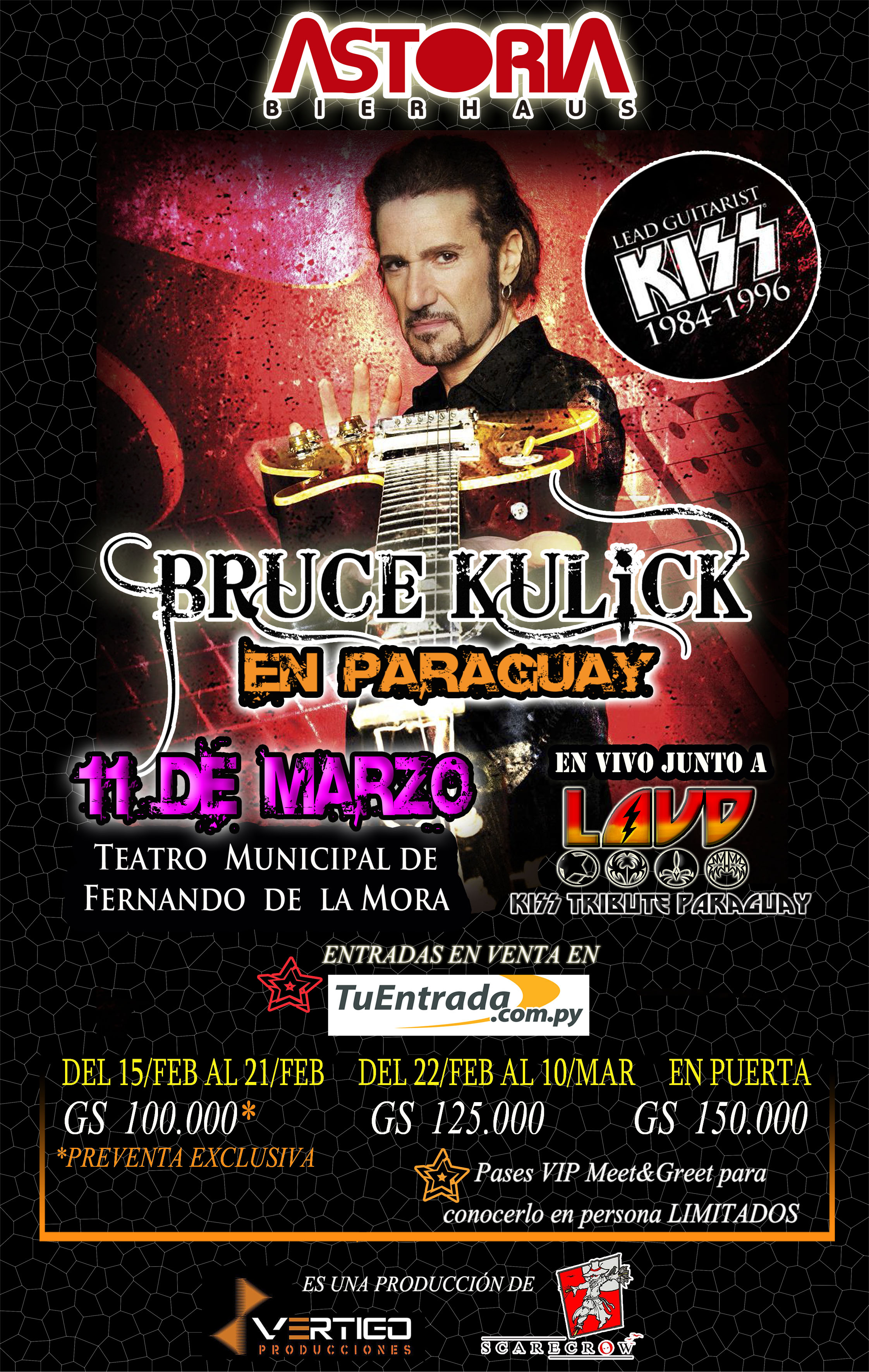Bruce Kulick en Paraguay