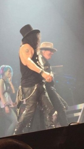 axl y slash risas