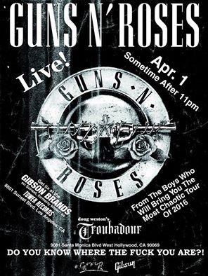 live in troubadour