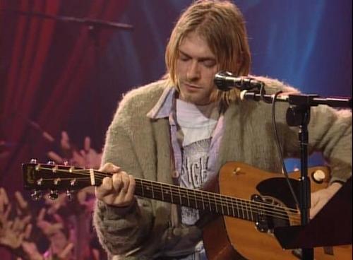 Kurt en el MTV Unplugged (Febrero/1994)