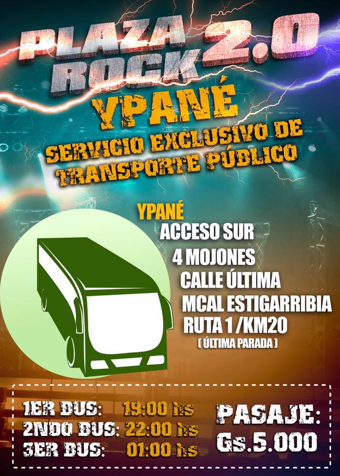 Plaza Rock - Buses Esclusivos