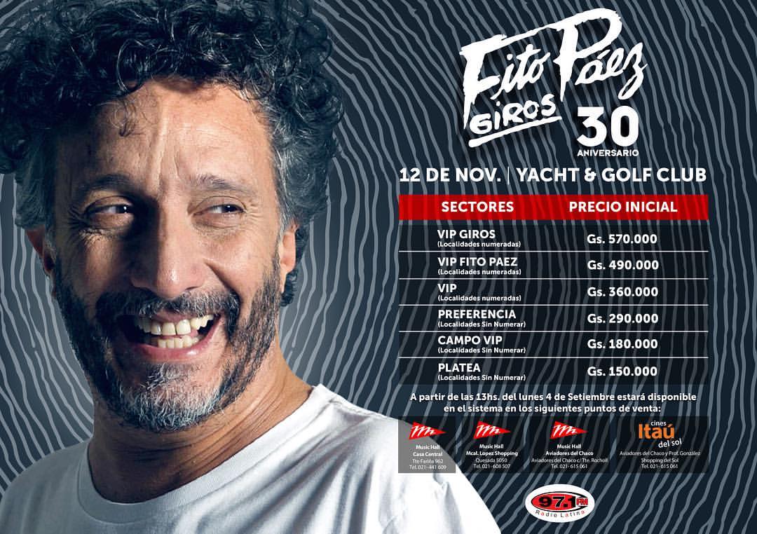 Fito Páez en Paraguay