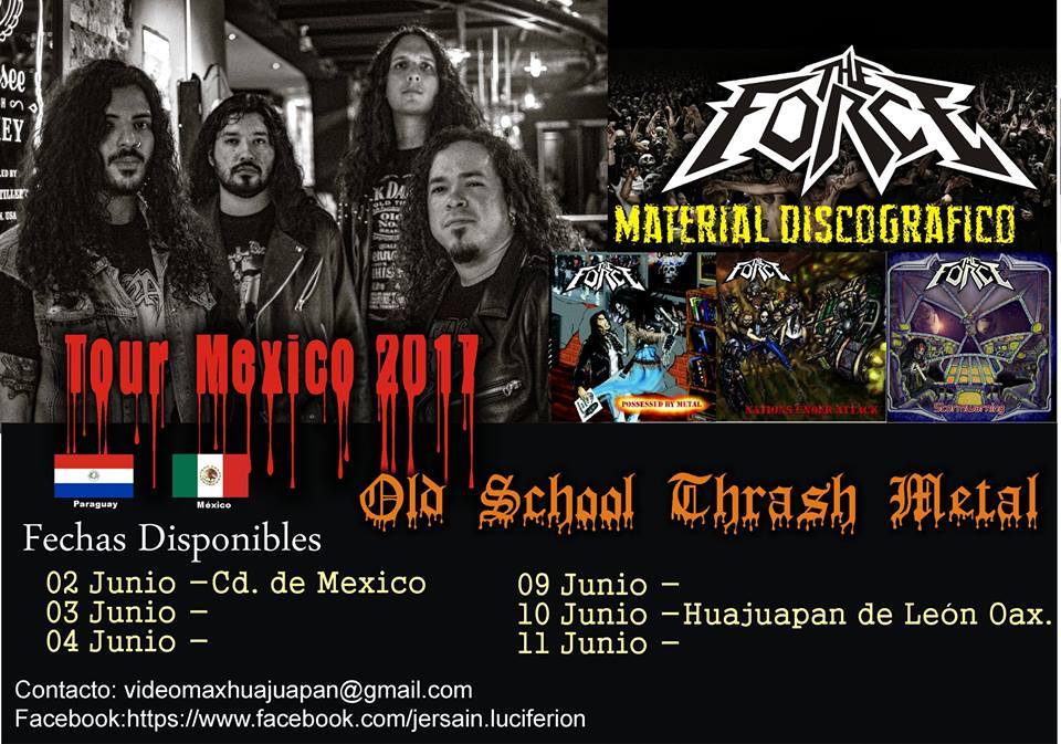 The Force, de gira por México en el 2017.