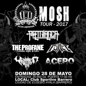 Mosh Tour 2017 en la ciudad de Barrero