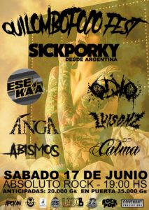 Quilombofoco Fest - Sick Porky en Paraguay
