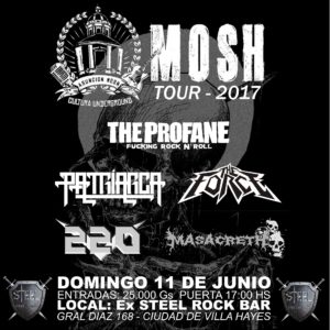 Mosh Tour 2017 en Villa Hayes