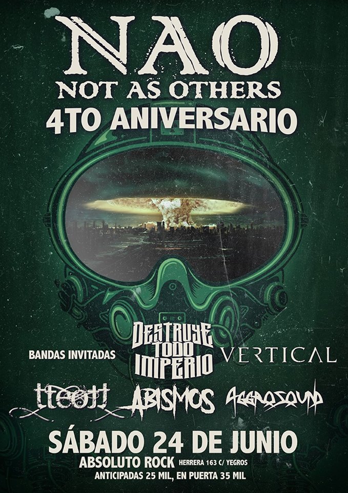 Not As Others - 4to. Aniversario