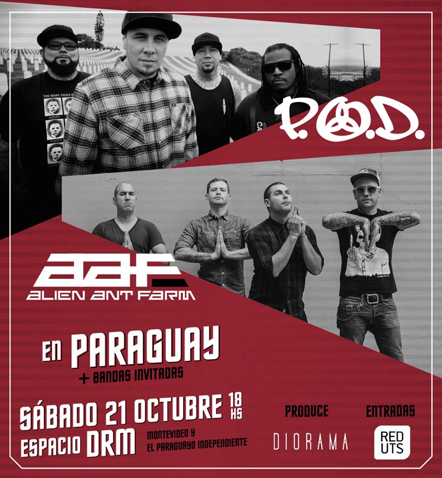 POD y Alien Ant Farm en Paraguay