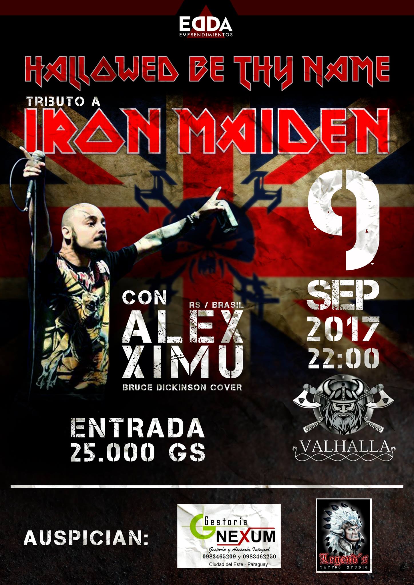 Tributo a Iron Maiden en CDE