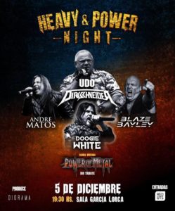 Heavy and Power Night Afiche Oficial