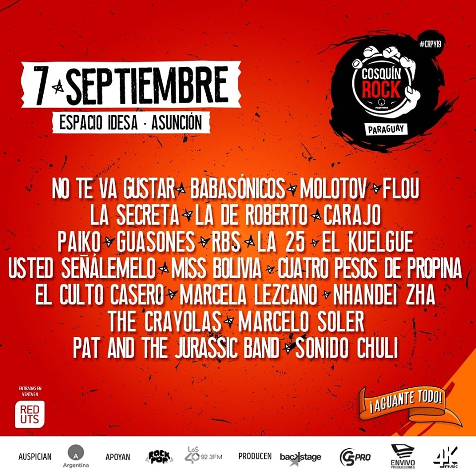 Cosquín Rock Paraguay - Afiche Oficial